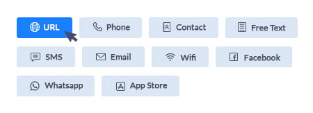 Choose a qr code type