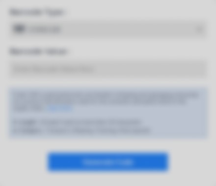 Barcode Editor
