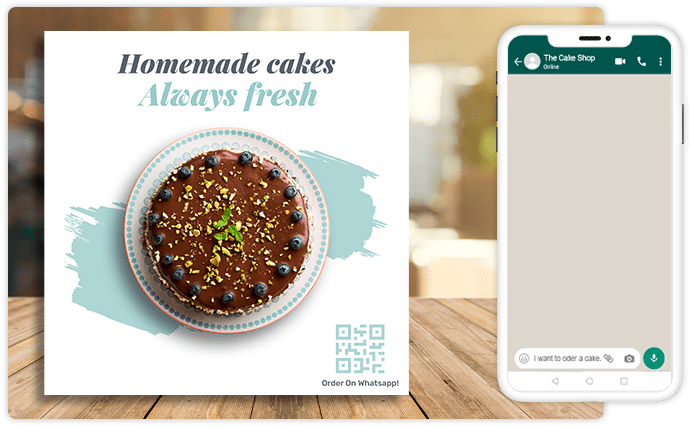 Create WhatsApp QR Code
for Free