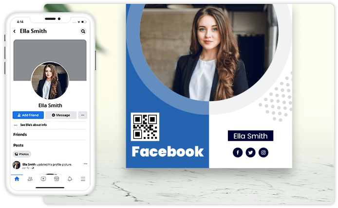 Generate Free Facebook QR
Codes