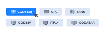Choose a barcode type