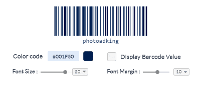 Style your barcodes