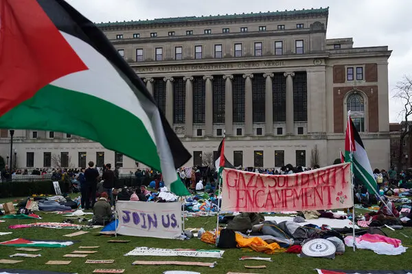 A Look At The Protests About The War In Gaza That Have Emerged On Us College Campuses