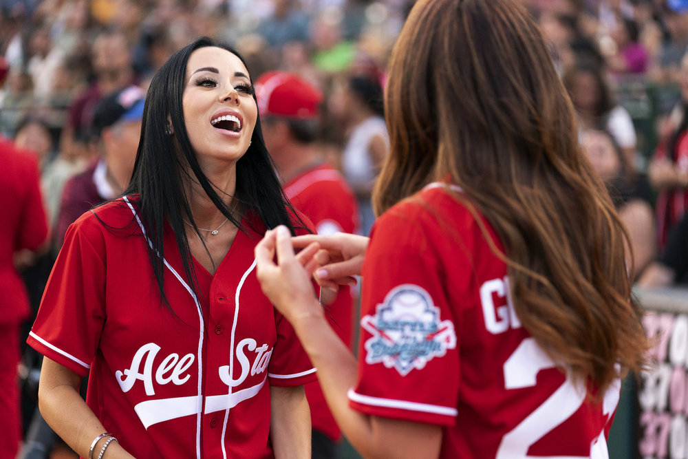 Rachel Voda Laughs With Teresa Giudice At Charity Softball Game 