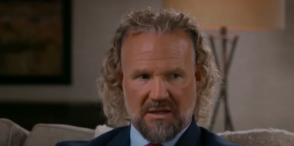 Sister Wives star Kody Brown looks suspicious. 