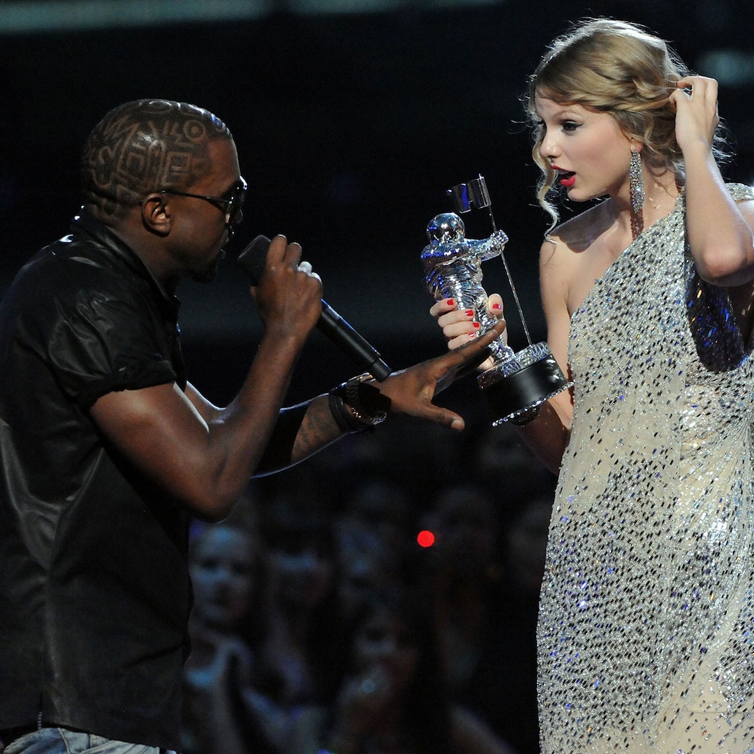 Taylor Swift and Kanye West's MTV VMAs Feud Revisited 15 Years Later