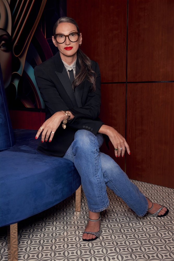 Jenna Lyons wears jeans to the Real Housewives of New York season 14 reunion